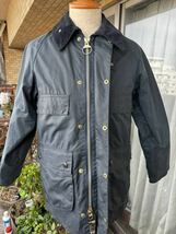 デッドストック級/C34/ターコイズ/Vintage Barbour BEDALE/ヴィンテージ バブアー ビデイル/2クレスト/4ポケット_画像4