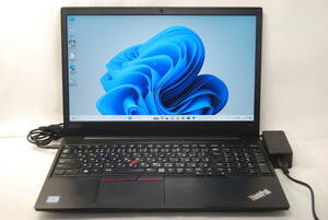 良品★ThinkPad E590★20NCS32G00★第8世代Corei5 8265U★フルHD IPS液晶★SSD512GB★DDR4 16GB★BT★Win11 Pro★カメラ★wifi★type-C電源