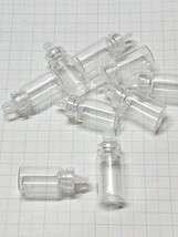 ミニチュア ガラス小瓶 ミニボトル 10個セット ドールハウス_画像1
