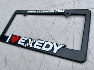 EXEDY USA ライセンスプレートフレーム エクセディ クラッチ USDM LPF JDM stance ドリフト USA アメリカサイズ