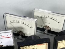 MJ231122-8【未使用品】TEAC VUメーター 6個 WEC VUメーター R-80 4個 DECIBELS メーター2個 計12個 音響アンプ/OPリールデッキ等自作に♪ _画像4