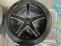 美品　ブレスト バーンズテック V-05タイヤ ホイール4本【19×8.5J 5-114 INSET36 SGB】TOYOトランパス　245/45R19 BLEST Bahns Tech V05_画像4