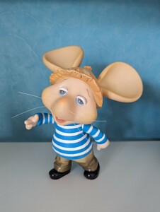 ◆トッポ・ジージョ◆　ソフビ　Topo Gigio　MARIA PEREGO　イタリア