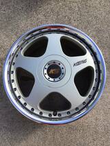 SPEED STAR ケーニッヒ アルミホイール 17×7.5J+43 114.3-5H 中古品4本_画像4