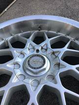 Cins EINS KAHN深リムアルミホイール 17×8J.9J+43 114.3 4/5Hマルチ　中古品4本_画像9