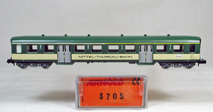 ARNOLD #3705 MThB (miteruturugau bar n) 1|2 etc. . structure light weight passenger car ( green | beige )