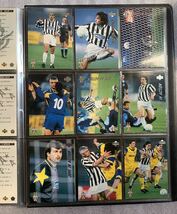 超レア コンプ Upperdeck Juventus 1995 (Roberto Baggio) 90/90 コンプリートセット バッジョ 限定 ファイル付き サッカー カード _画像9