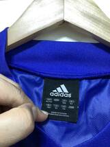 と1227 横浜Fマリノス adidas 支給品 ピステ サッカーシャツ ウインドシャツ XO ブルー _画像3