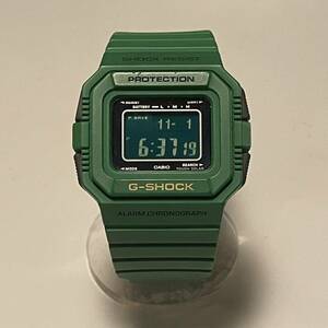 CASIO G-SHOCK S-KOOL G-5500C-3JF グリーン 中古品 カシオG-SHOCK タフソーラー Gショック カシオ TOUGH SOLAR