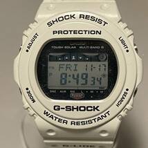 CASIO G-SHOCK GWX-5700CS-7JF G-LIDE 電波ソーラー 中古品　カシオ Gショック ホワイト 箱 取説付き_画像2