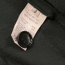 MORRIS & SONS 鹿の子テーラードジャケット サイズ表記3 日本製 グリーン コットンナイロン 中古品 14S-KN-003 ブレザー Bishop _画像8