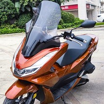 『防寒対策』新型PCX (JK05/KF47)ロングスクリーンシールド スモーク色_画像1