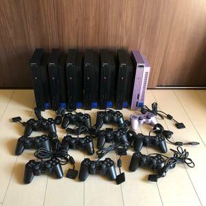 SONY PS2本体 （SCPH-50000//SCPH-35000//SCPH-30000//SCPH-18000 ）+ コントローラー　18点まとめ