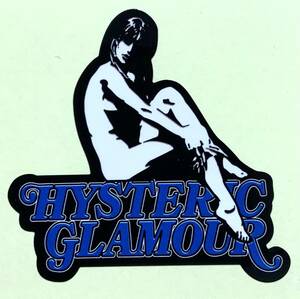 即決☆ヒスグラ☆新品☆ステッカー☆カットシール☆ブルー☆スマホ☆携帯☆ヒステリックグラマー☆HYSTERIC GLAMOUR☆ヒステリックミニ