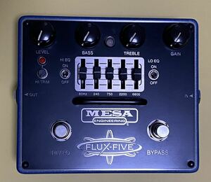 MESA BOOGIE ( メサブギー ) FLUX-FIVE エフェクター オーバードライブ+5バンドグラフィックイコライザー