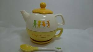 【外部-0485】中古品/Personal　teaset/千趣会/茶器/ポット/カップ/皿/スプーン/陶器（ＹＳ）