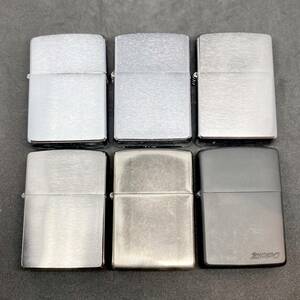 《現状品》ZIPPO/ジッポー/1989/1991/1997/2008/2016/2018年製/無地/プレーン/ブラック/火花確認OK/オイルライター/まとめ/EK05K03ZP016