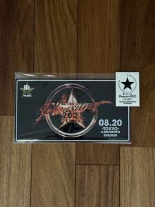 B'z LIVE-GYM 2023 STARS 8月20日 東京 味の素スタジアム会場限定メモリアルプレート