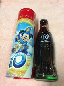 コカコーラ　Coca Cola コカ・コーラ 東京ディズニーシー　１０周年記念 コカコーラ ボトル+ケースセット