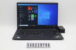 Lenovo ThinkPad X1 Carbon 5th Gen Core i5 7200U 2.5GHz/8GB/128GB(SSD)/14W/FHD(1920x1080)/Win10 液晶シミ多数 【548239798】