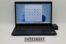 【ジャンク品】Lenovo ThinkPad T490s Core i7 8665U 1.9GHz/16GB/256GB(SSD)/14W/FHD(1920x1080)/Win11 クリック不良 【549236507】_画像1