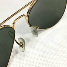 Ray-Ban レイバン サングラス Aviator アビエーター 58□14 135 3N ゴールド グリーン_画像6