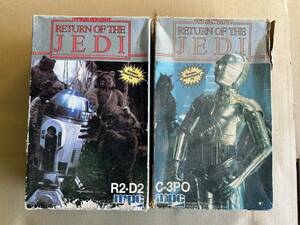 10＃W/2521 MPC RETURN OF THE JEDI R2-D2　C-3PO　2点セット　現状/未確認 80S