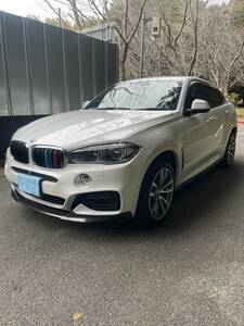 千葉県より　BMW X6 Mスポーツ　35i 2016年　3.5万km R7年4月　カーボン　F16