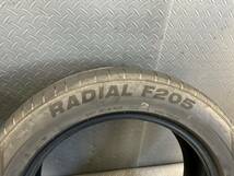 H72★　タイヤ4本セット　215/55R17　MINERVA RADIAL F205　22年32週　残り溝6.5㎜(７分山以上)　★_画像2