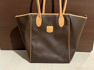 【限界値下げ】CELINE オールドセリーヌ トートバッグ レザー キャンバス マカダム