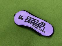 希少 数量限定 DOCUS REVOLUTION ドゥーカス レボリューション 別売り フェアウェイウッド用 ヘッドカバー パープル 紫 藤色 ② _画像1