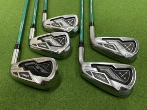 ロマロ RomaRo Ray V V2 IRON 6-W 5本セット アイアンセット グラファイトデザイン ツアーAD AD-65 R グリーン Tour AD パーフェクトプロ