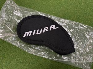 新品 未使用品 三浦技研 MIURA アイアンカバー ブラック 番手表示無し ネコポス発送