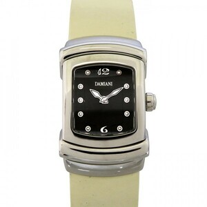 ダミアーニ DAMIANI 30000063-IVR ブラック文字盤 新古品 腕時計 レディース