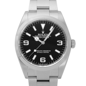 Rolex Rolex Explorer 36 124270 Black Dial использовал часы мужчин