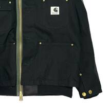 【AFTER the SINGLES DAYゾロ目FAIR 特別アイテム】sacai サカイ　23AW x Carhartt Michigan Dokicng jacket ブラック サイズ:1_画像5