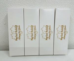 【TK-10458TR】1円スタート 未開封 Herbal Rabbit Natural Gel Cream ハーバルラビット ナチュラル ゲル クリーム 35g 4個セット 箱有