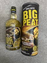 【MC2424TF】1円～ BIG PEAT ウイスキー 700ml 46％ スコットランド 未開栓ボトル アルコール 古酒 洋酒 お酒 モルト _画像1