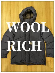 WOOL RICH ダウンジャケット ネイビー Lサイズ