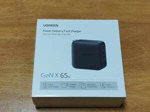 【新品・未開封】UGRREN GaN X 65W 4ポート USB-Cx3 USB-Ax1 USB充電器 窒化ガリウム PD CD224 折り畳み式