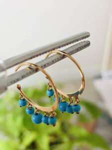  turquoise earrings K10
