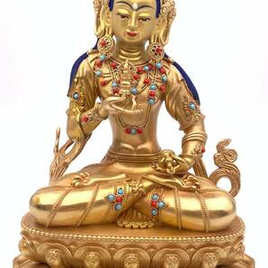 ◆ヴァジュラサットヴァ（金剛さった）像◆仏教　チベット-VS1