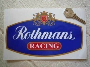 ◆送料無料◆ 海外 ロスマンズ レーシング Rothmans RACING 300mm ステッカー
