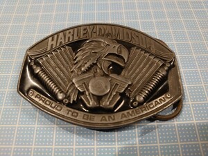 * Harley Davidson original American made belt buckle Eagle SISKIYOU is - moni - design 