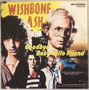 WISHBONE ASH GOODBYE BABY HELLO FRIEND ドイツ盤