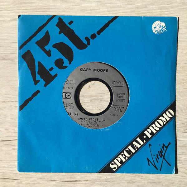 GARY MOORE EMPTY ROOMS フランス盤 PROMO