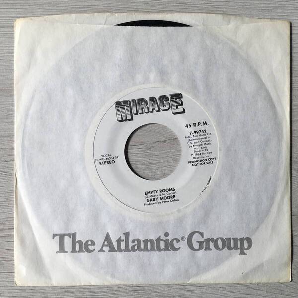 GARY MOORE EMPTY ROOMS US盤 PROMO
