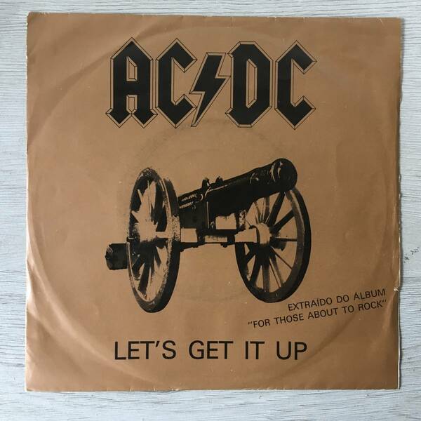 AC/DC LET'S GET IT UP ポルトガル盤