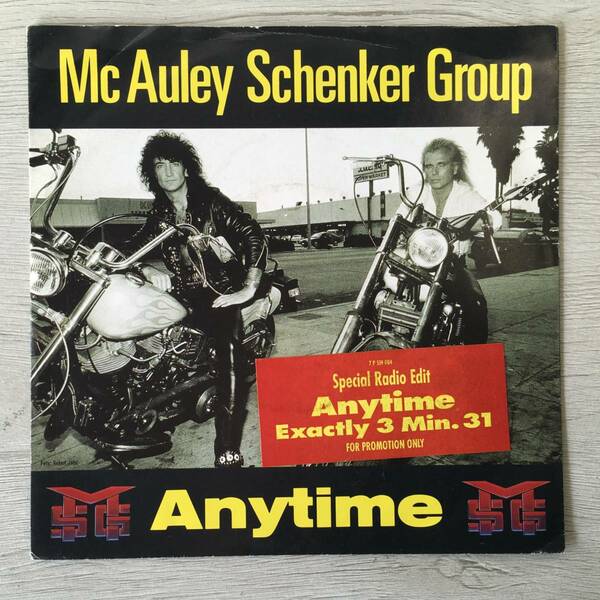 McAULEY SCHENKER GROUP ANYTIME ドイツ盤　PROMO