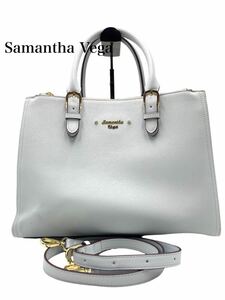 ●超美品●Samantha Vega●サマンサヴェガ●ブランド●ブルー●ハンドバッグ●ショルダーバッグ●2way●レディース●お洒落●GA012